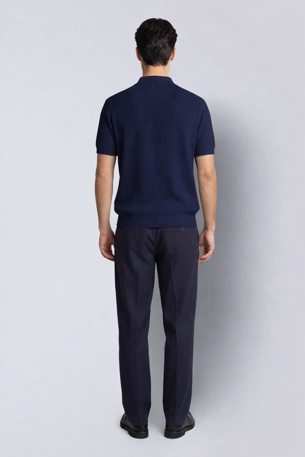 clean-cut-copenhagen-karl-zip-polo-navy-baumwolle image 6