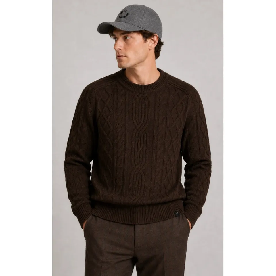clean-cut-wool-cap-dark-grey-melange-wollmix-one-size image 1