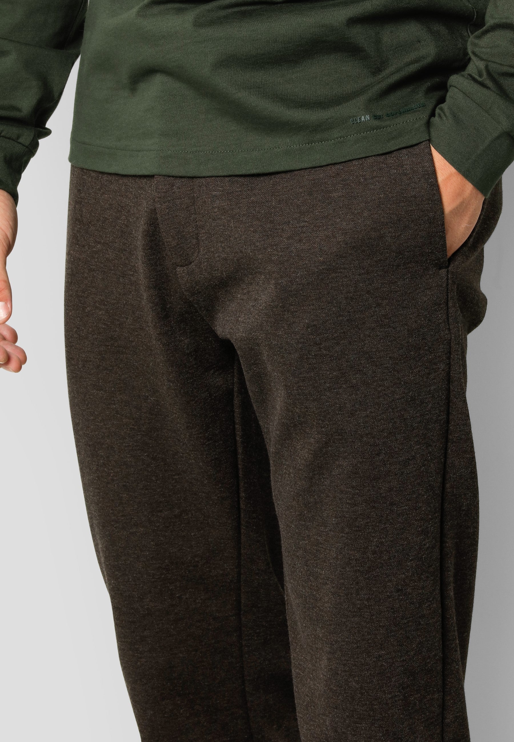 clean-cut-copenhagen-milano-jerseyhose-braun-melange-stretch image 4