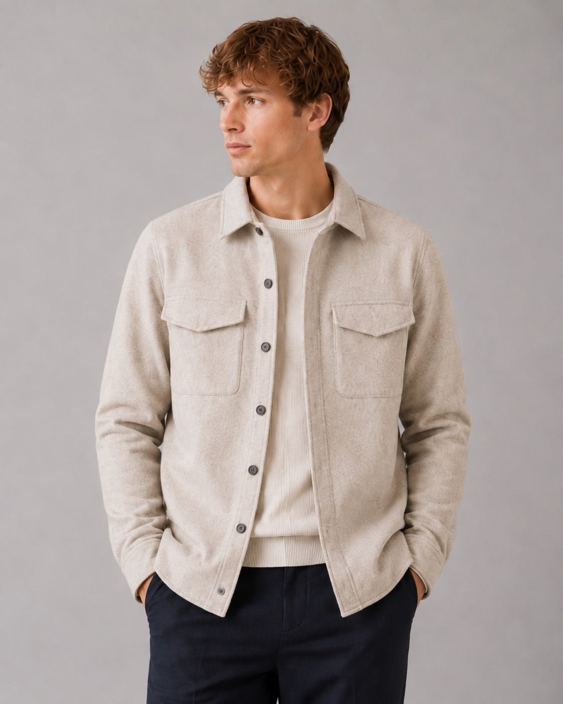 clean-cut-copenhagen-ditlev-overshirt-herren-ecru image 1