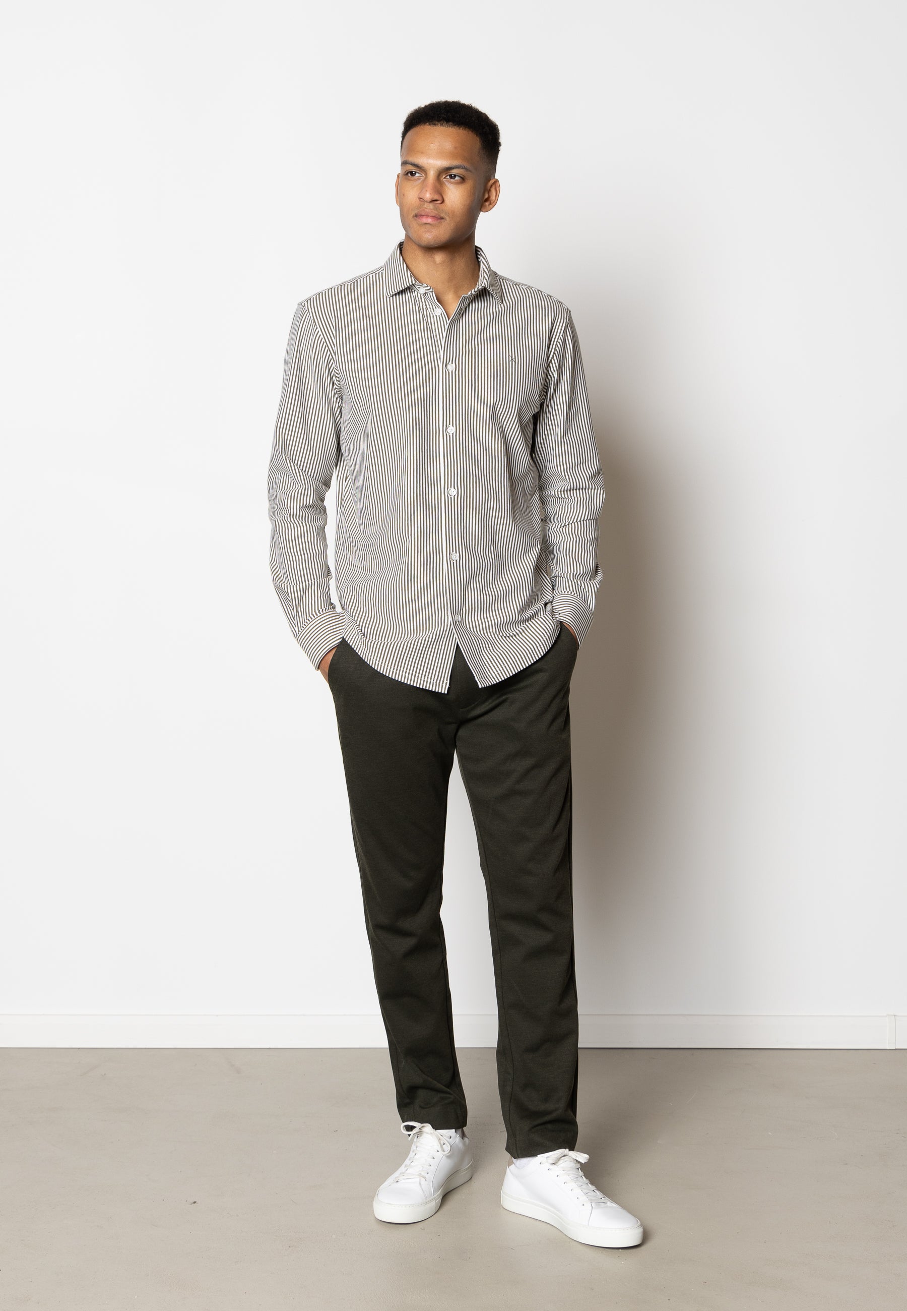 clean-cut-copenhagen-milano-brendon-jersey-pants-army-stretch image 2