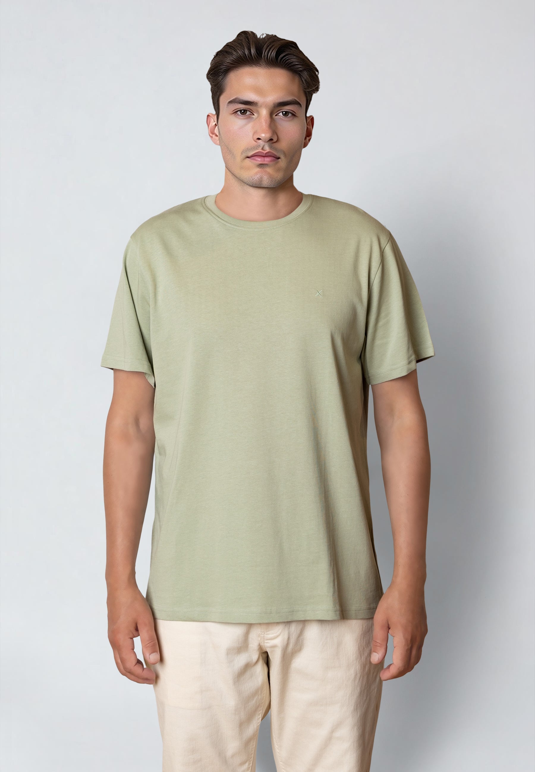 clean-cut-copenhagen-stable-t-shirt-desert-sage-100-baumwolle image 2