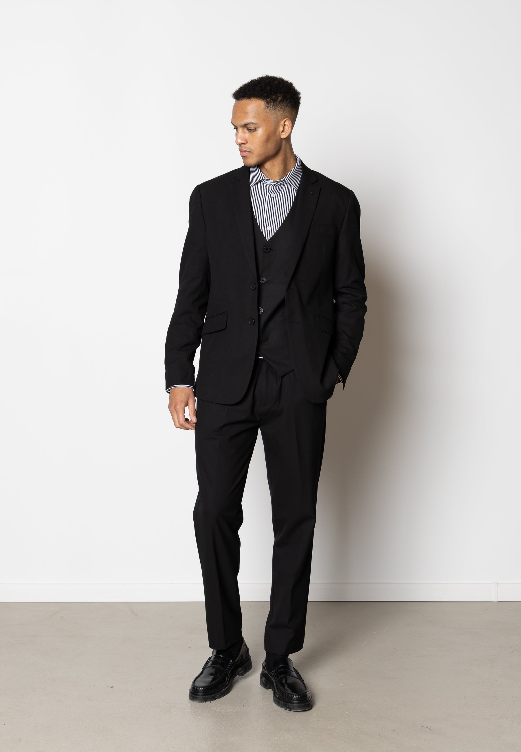clean-cut-copenhagen-louis-xo-anzughose-herren-schwarz image 7