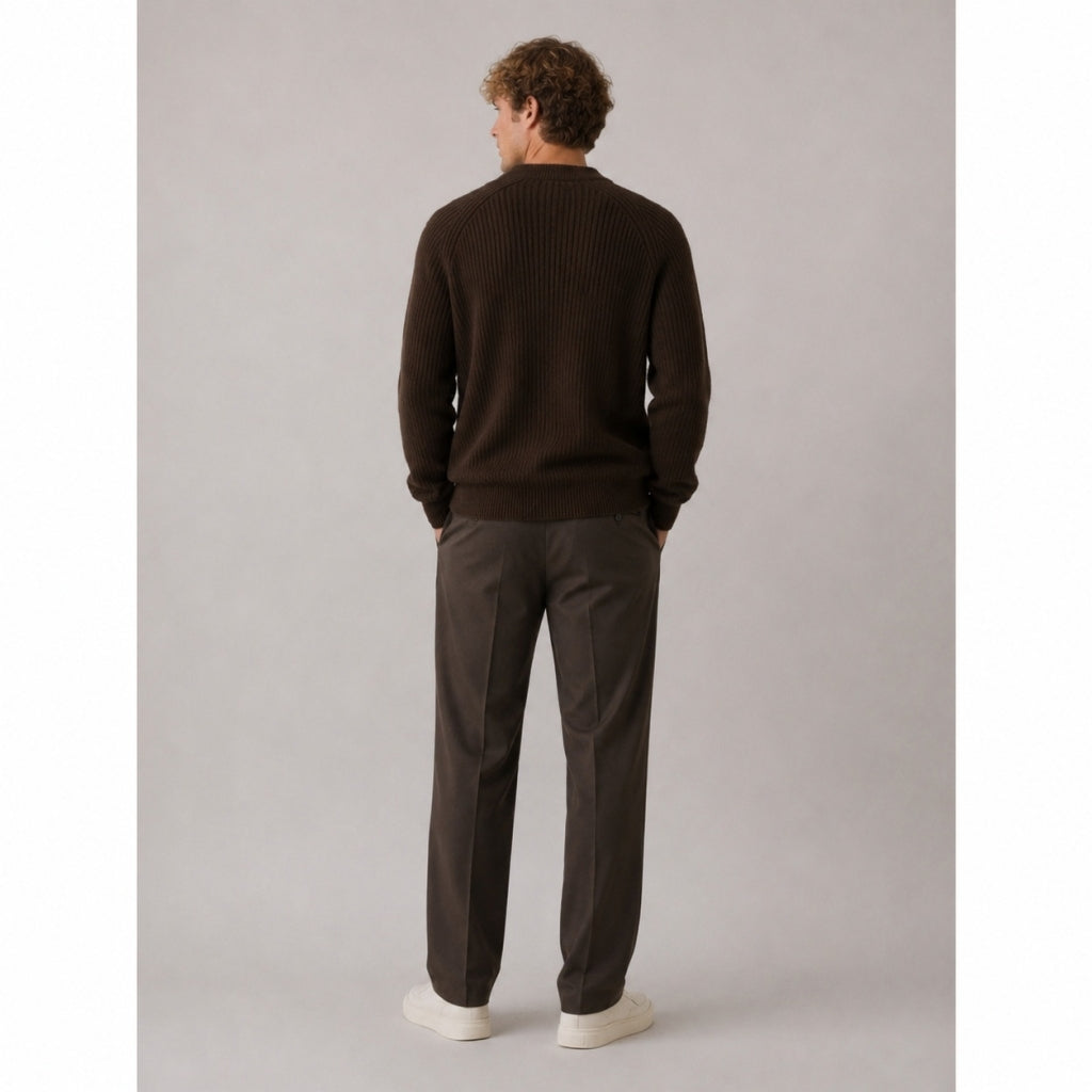 clean-cut-copenhagen-ludvig-cardigan-dunkelbraun-wolle-gr-m image 5