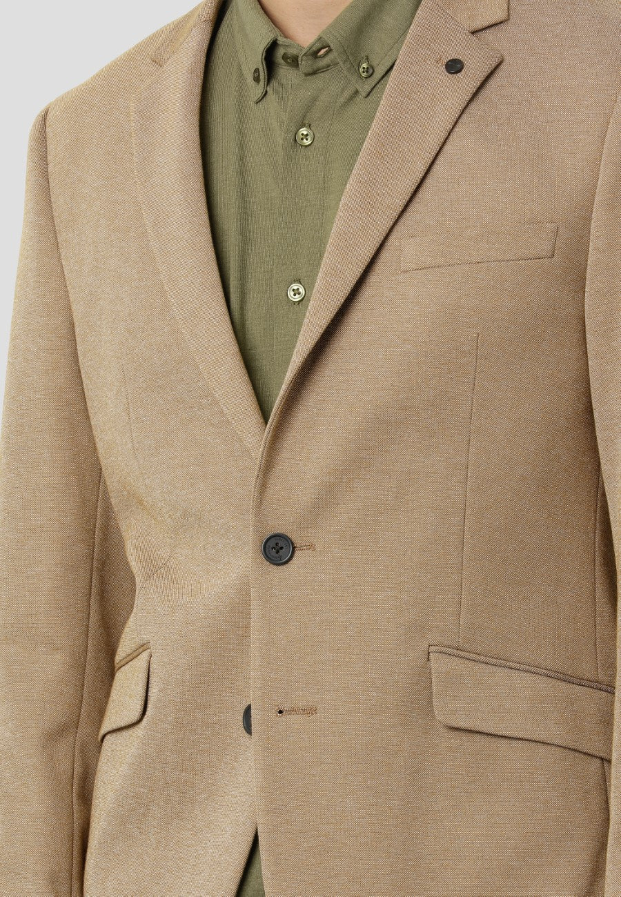 clean-cut-copenhagen-milano-blazer-herren-dark-camel-gr-50 image 4