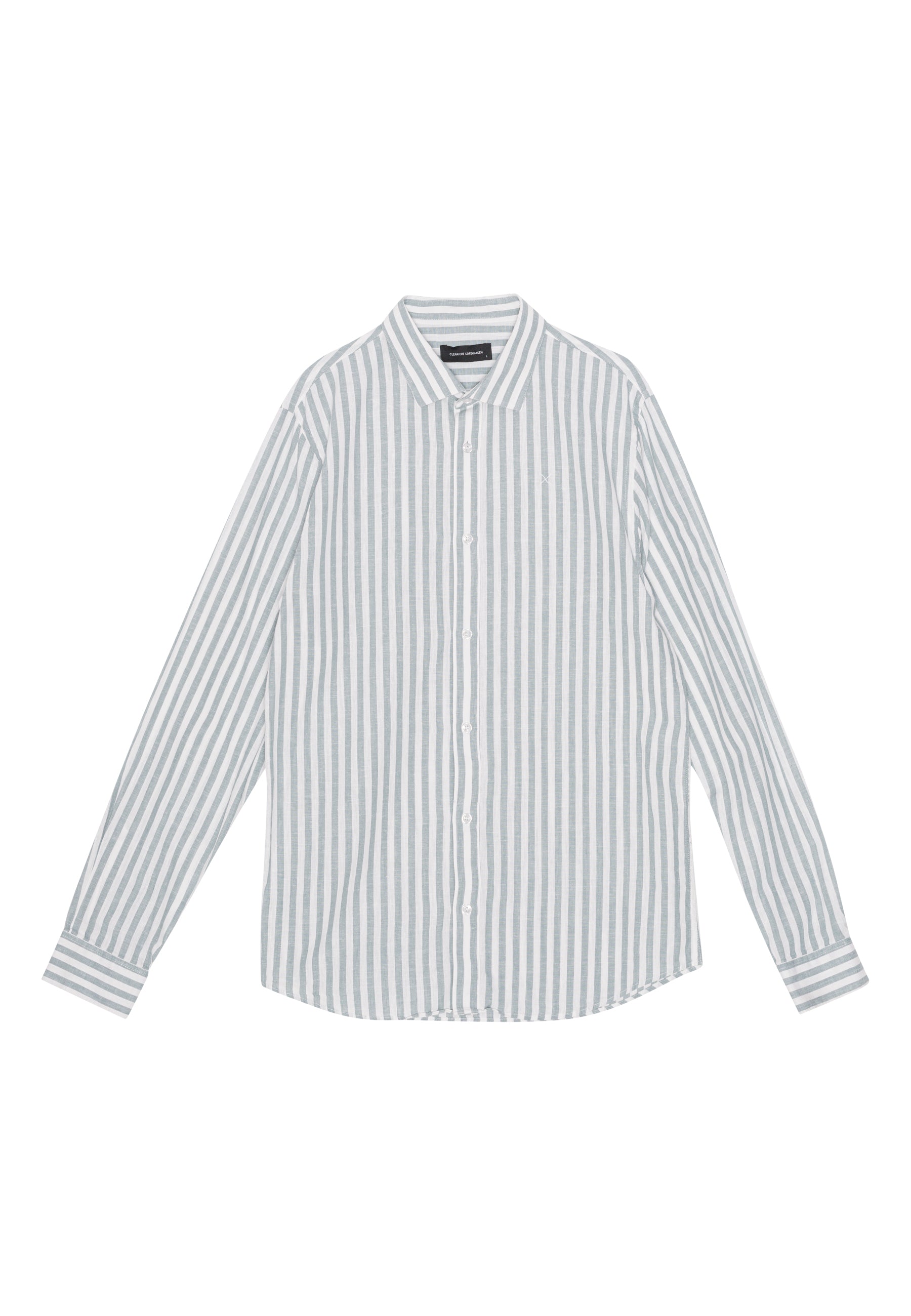 clean-cut-copenhagen-jamie-streifenhemd-minty-ecru image 5