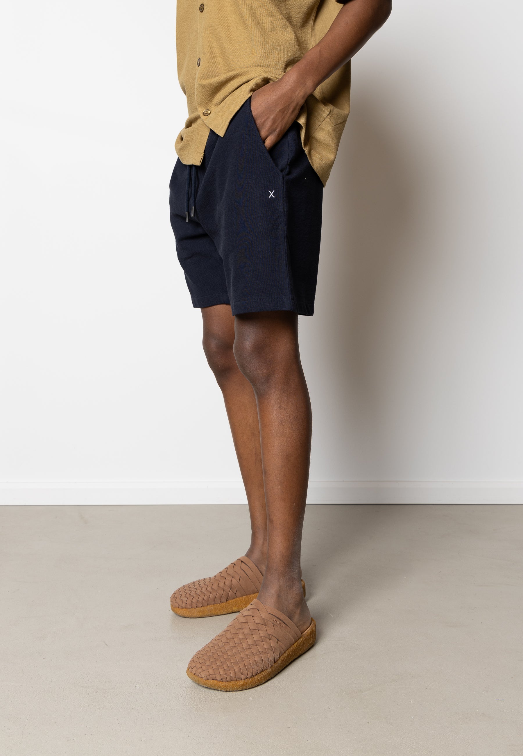 clean-cut-copenhagen-calton-shorts-herren-navy-baumwolle image 2