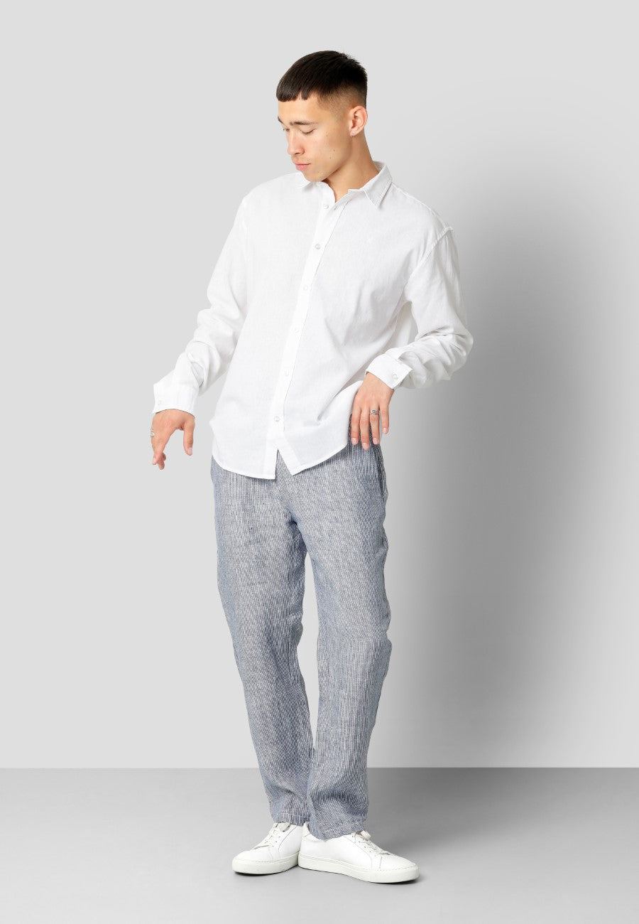 clean-cut-copenhagen-leinenhemd-wei-baumwolle-regular-fit image 3
