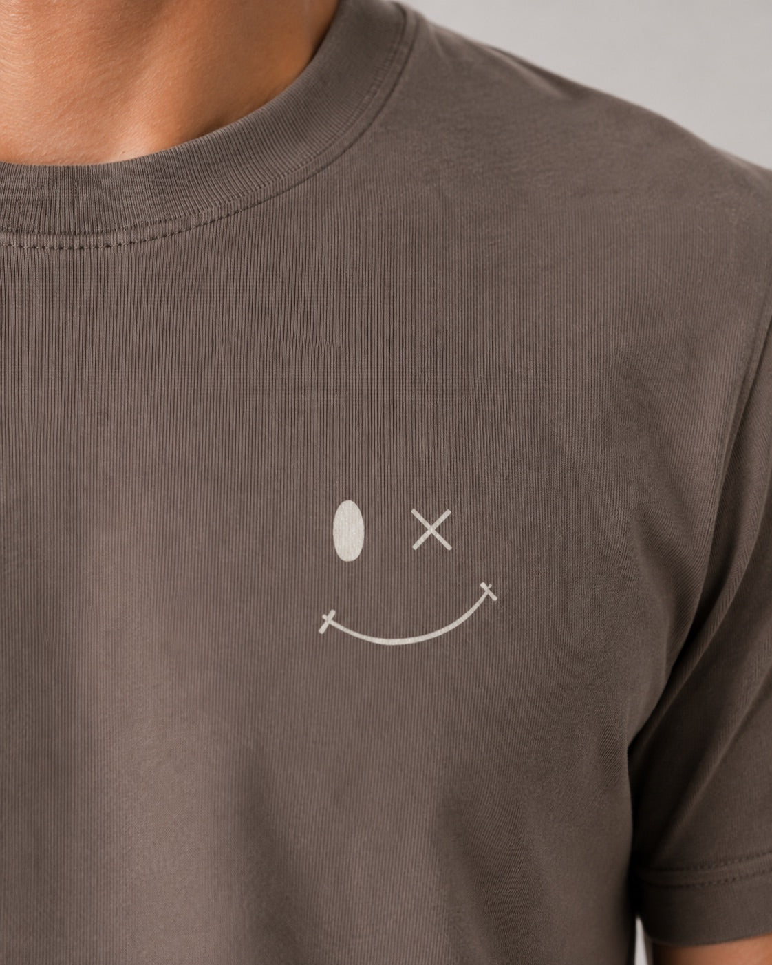 clean-cut-copenhagen-patrick-organic-t-shirt-brindle-beige-bio image 3