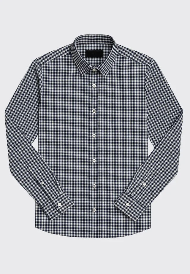 clean-cut-copenhagen-resund-shirt-herren-navy-checked image 1