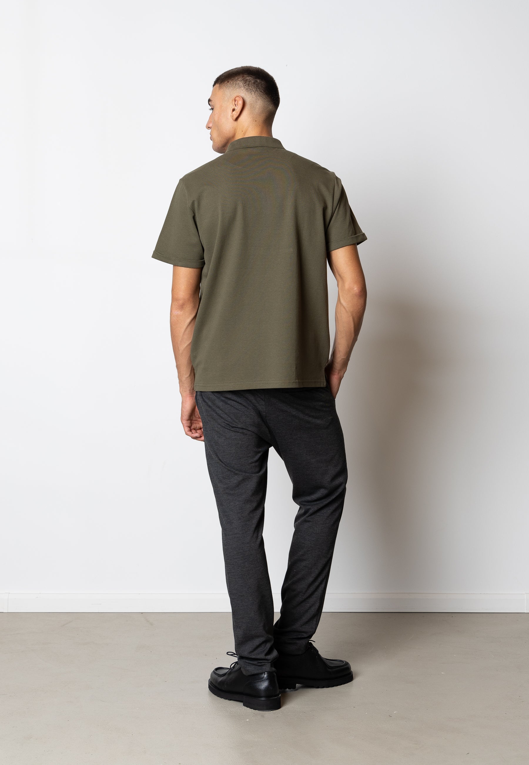 clean-cut-copenhagen-silkeborg-polo-army-baumwolle-gr-xs image 4
