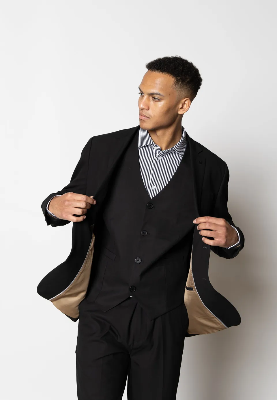 clean-cut-copenhagen-louis-xo-blazer-schwarz-wolle-stretch image 1